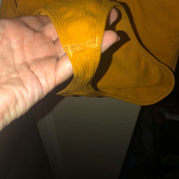 Mustard color body suit - Picture 6 of 6